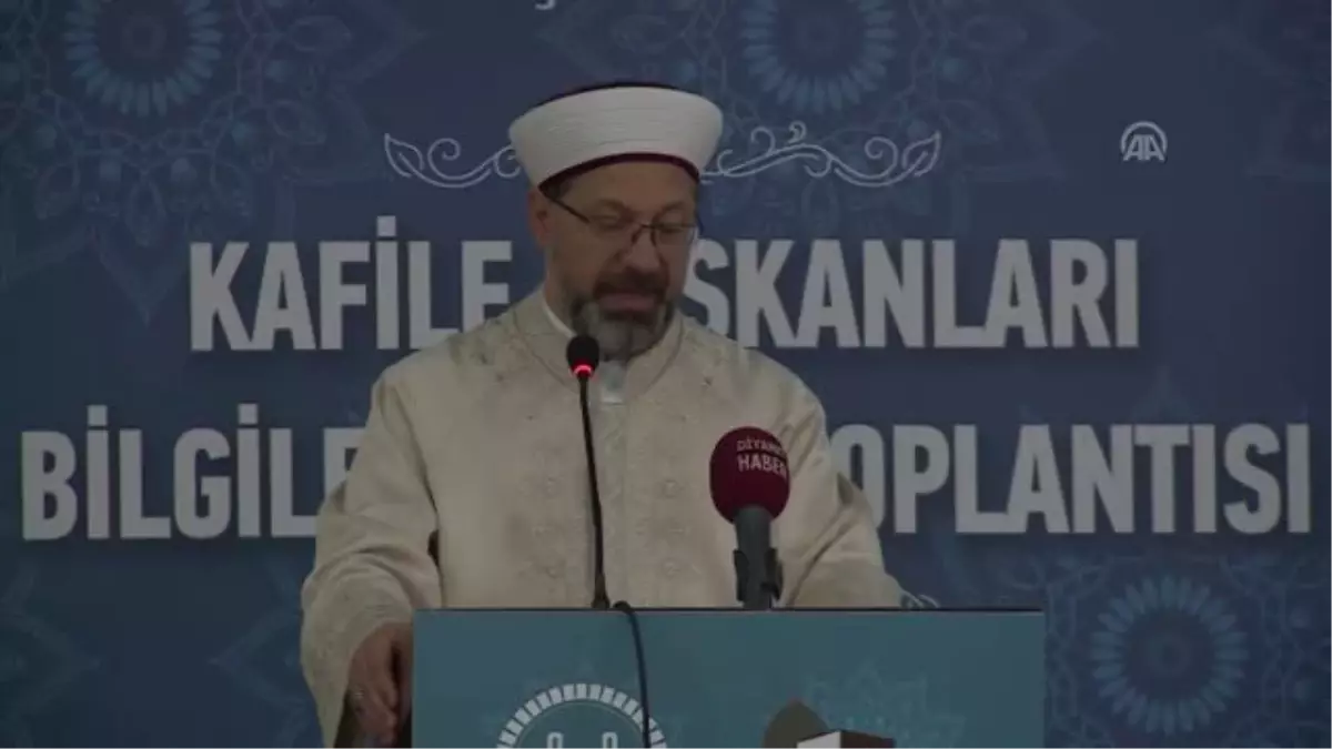 Diyanet İşleri Başkanı Erbaş\'tan hac kafile başkanlarına uyarılar (2)