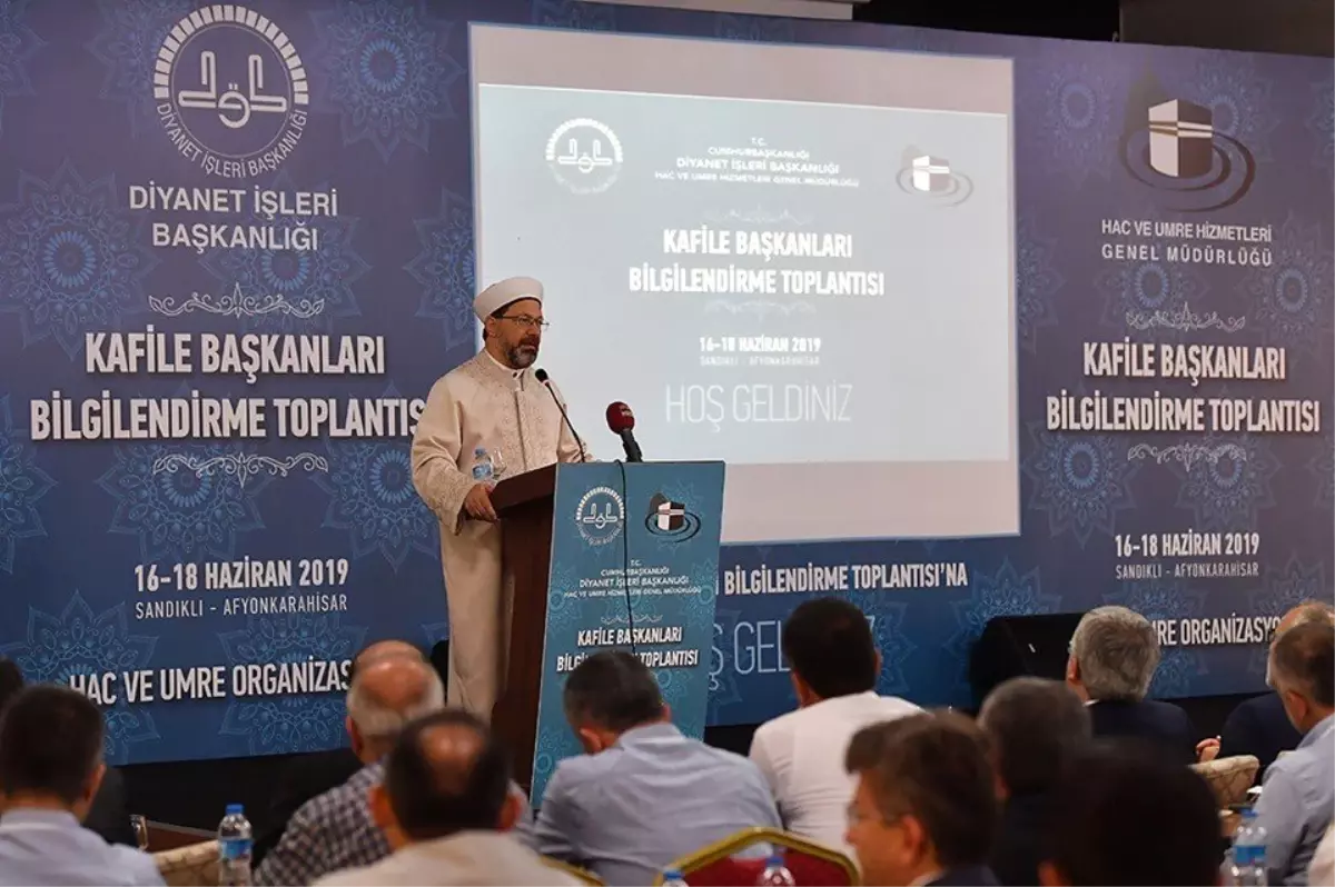 Diyanet İşleri Başkanı Prof. Dr. Ali Erbaş\'ın sorumluluk uyarısı