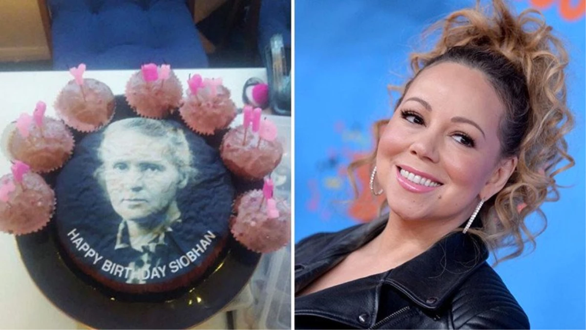 Mariah Carey Hayranına Ünlü Fizikçi Marie Curie Fotoğraflı Pasta Gönderildi, Twitter Yıkıldı
