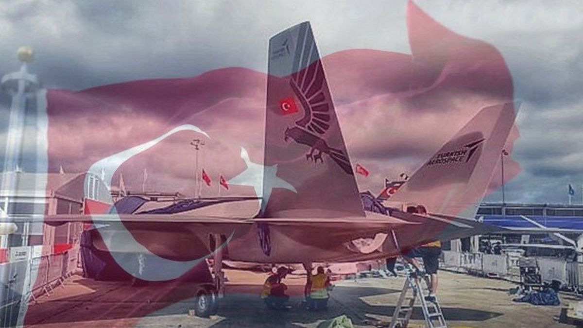 Milli Savaş Uçağı TF-X, Paris Airshow\'da Sergilenmeye Başladı: İşte İlk Görüntüler