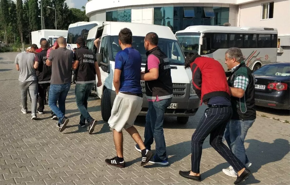 Samsun\'da uyuşturucu ticaretinden 7 kişi tutuklandı