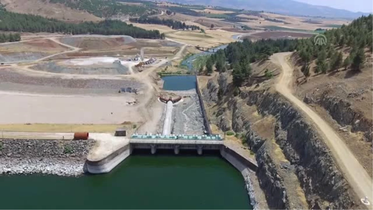 Tahtaköprü Barajı\'nda yükseltme çalışmaları - Drone