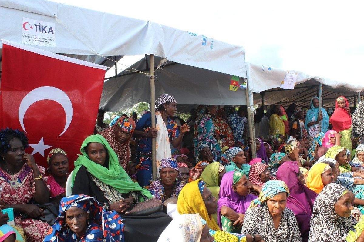 TİKA\'dan Kamerun\'da mültecilere gıda yardımı