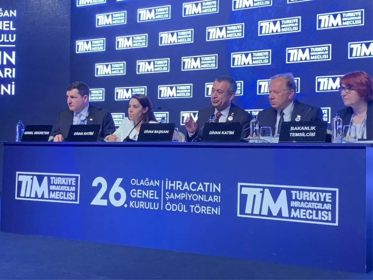 TİM Olağan Genel Kurulu\'ndan ihracatçıya müjde çıktı