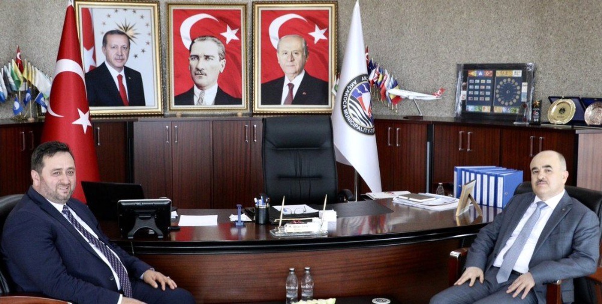 Vali\'den Başkan Yanmaz\'a hayırlı olsun ziyareti