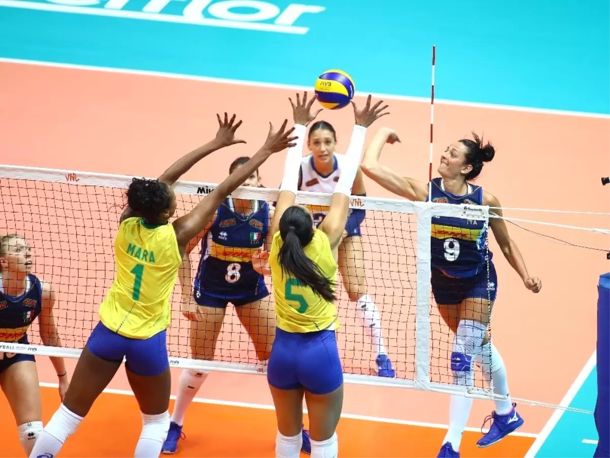 2019 FIVB Voleybol Milletler Ligi: Brezilya: 3 - İtalya: 0