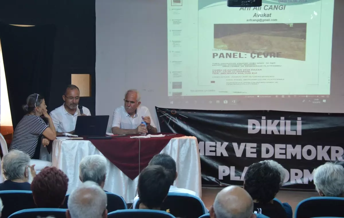 Dikili\'de çevre paneli