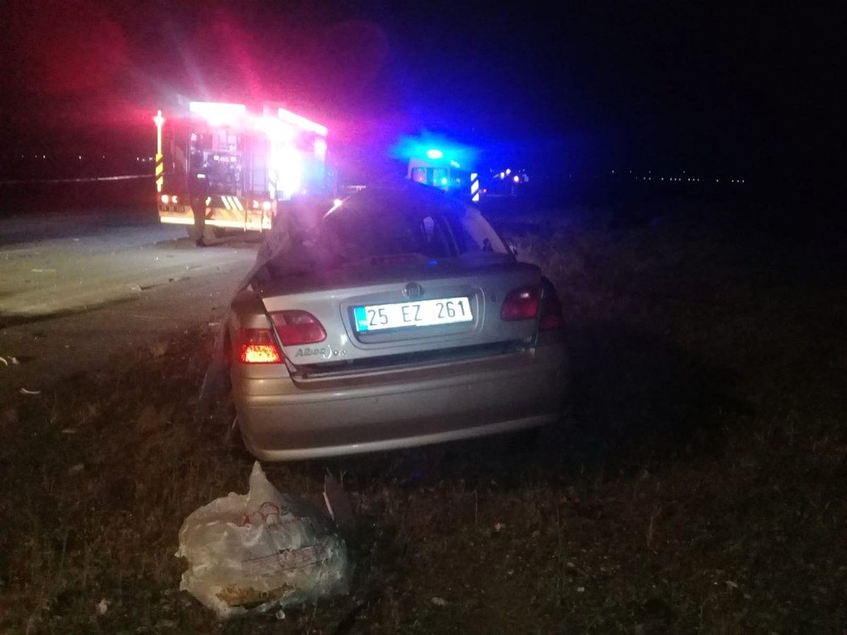 Erzurum\'da trafik kazası: 1 ölü