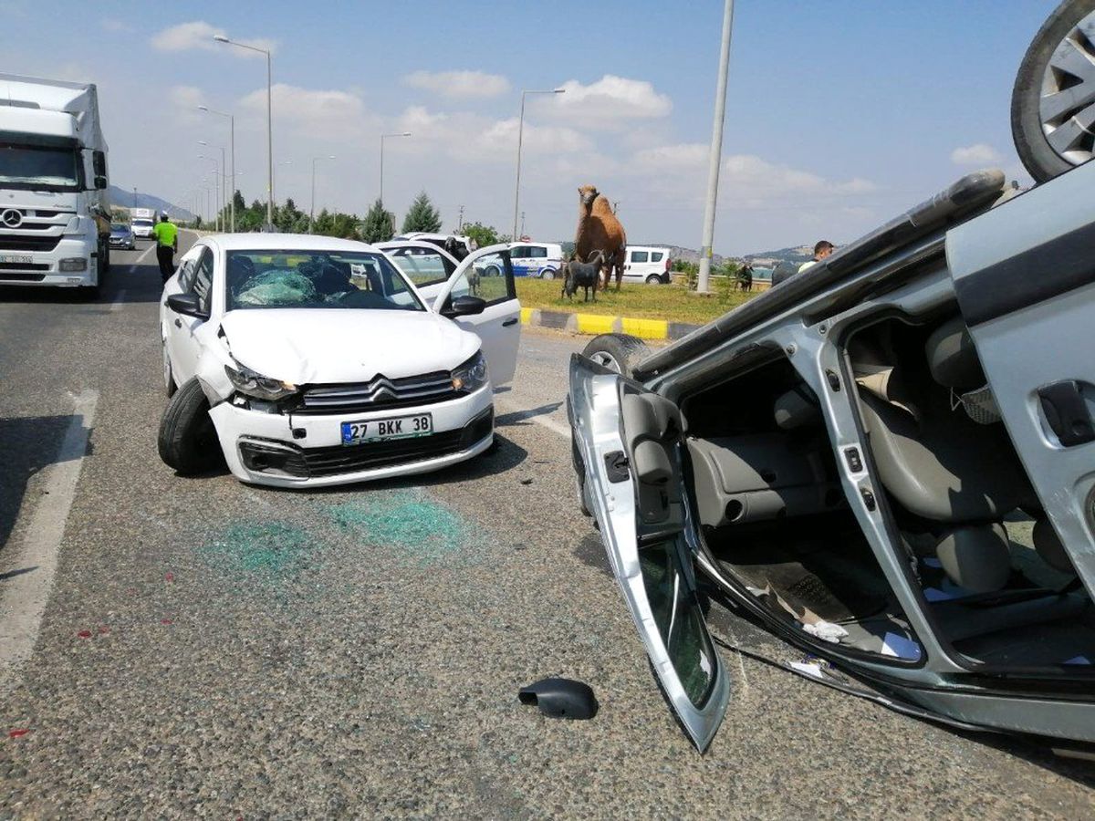Kahramanmaraş\'ta trafik kazası: 5 yaralı