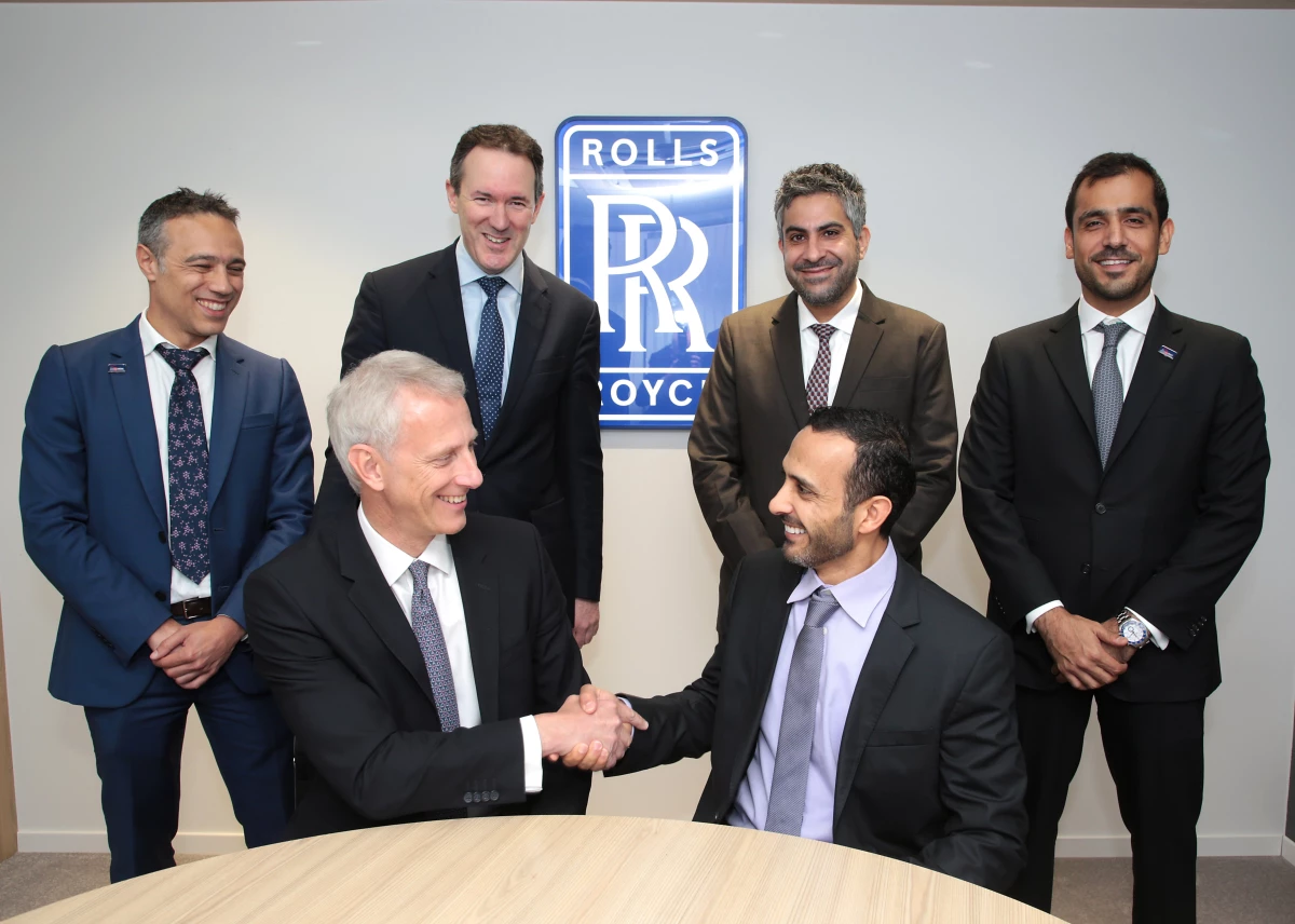 Rolls-Royce, Sanad Aerotech\'in Abu Dhabi\'de