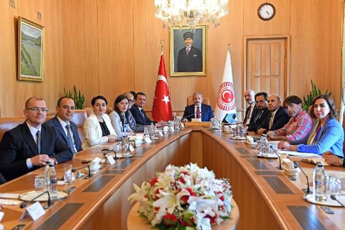 TBMM Başkanı Şentop, Kosova heyetini kabul etti