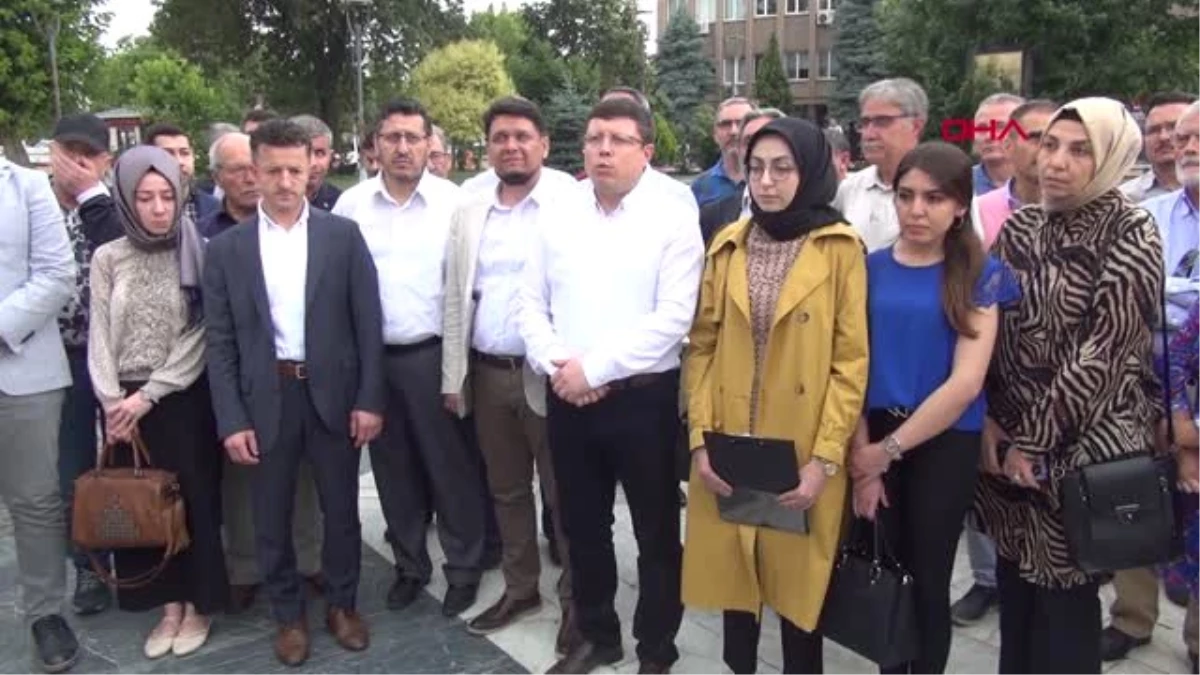 UŞAK AK Parti Uşak İl Başkanlığı\'nda Mursi açıklaması