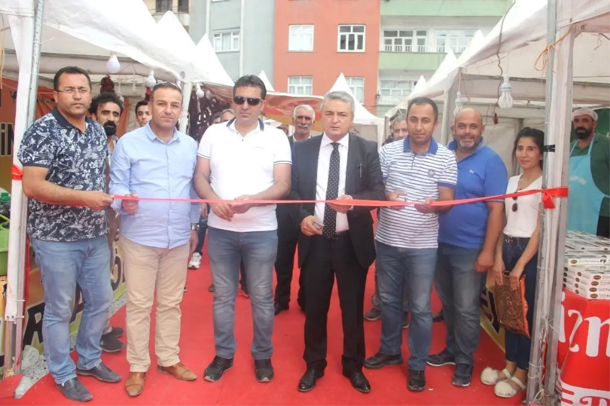 Anadolu Kervanı Yöresel Ürünler Fuarı Hakkari\'de açıldı