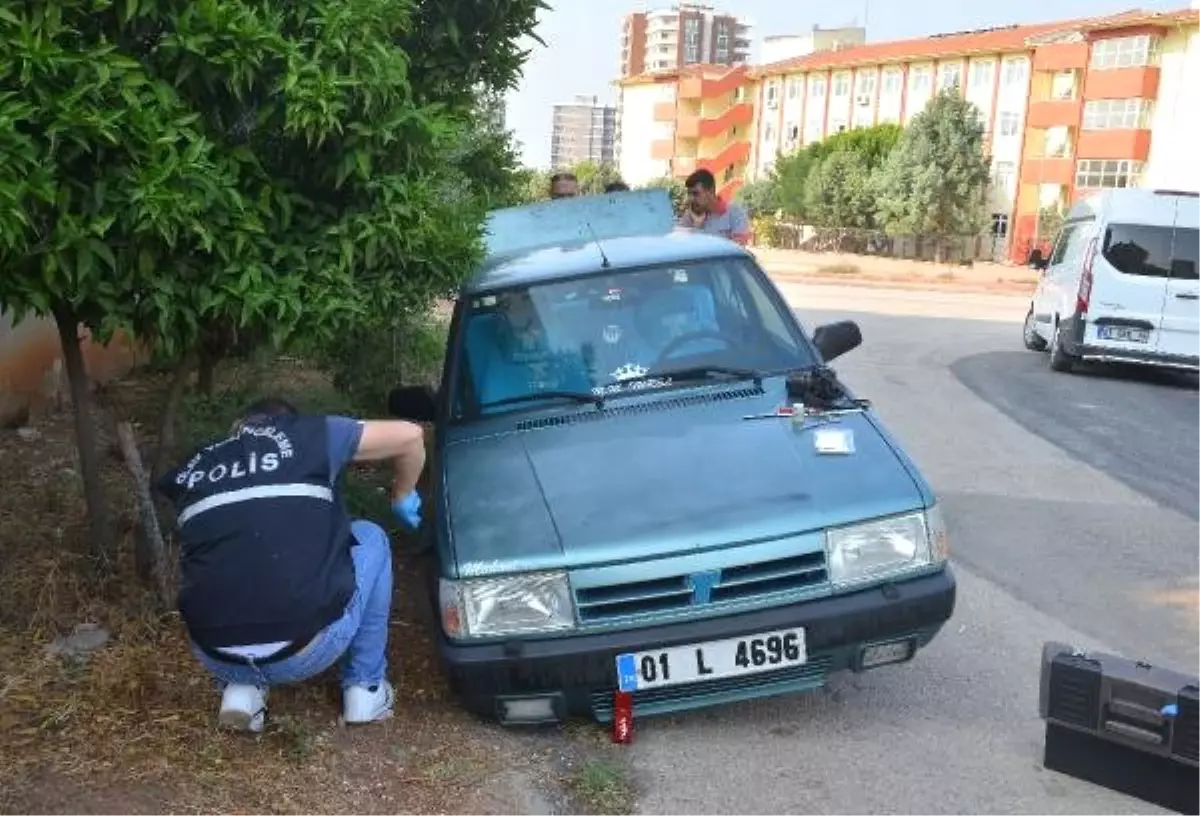 Bagajdaki krikoyu alıp, otomobilin dört lastiğini çaldılar