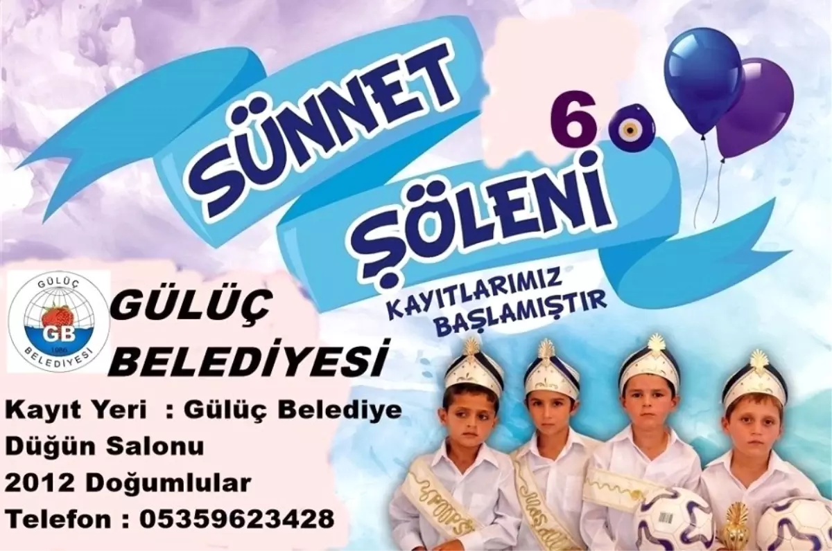 Gülüç Belediyesinde sünnet kayıtları başladı