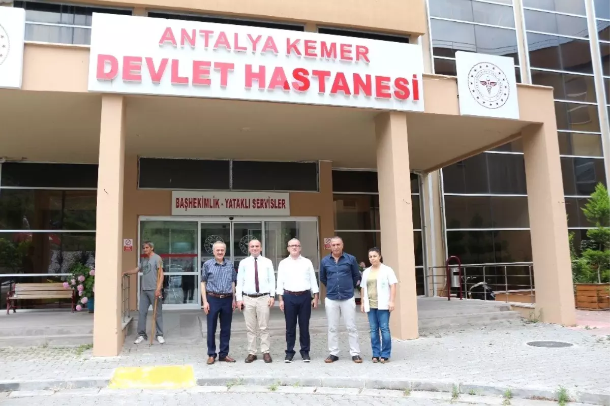 Hortumun büyük zarar verdiği Kemer Devlet Hastanesi yenilendi.