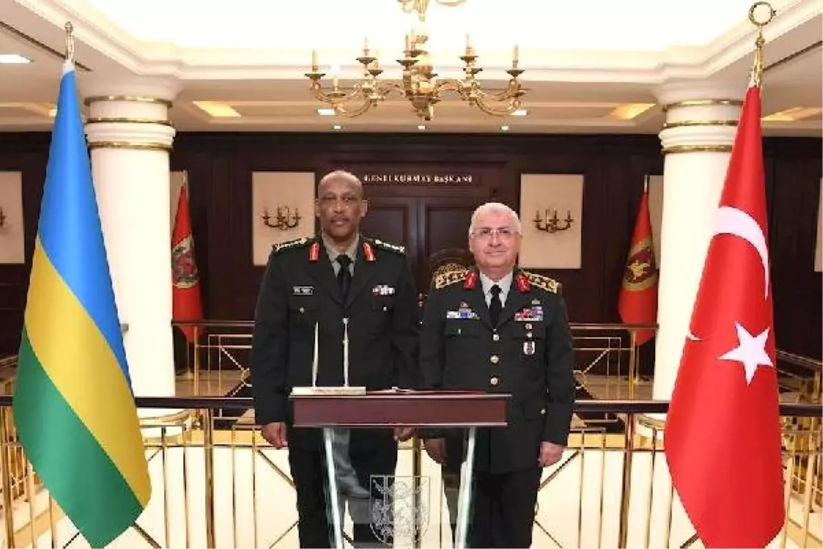 Orgeneral Güler, Ruandalı mevkidaşını kabul etti