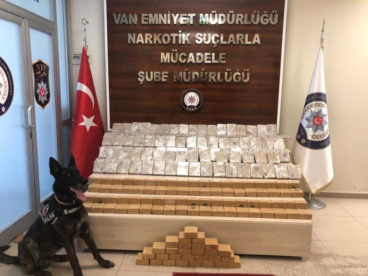 Park halindeki otomobilde koli koli eroin çıktı