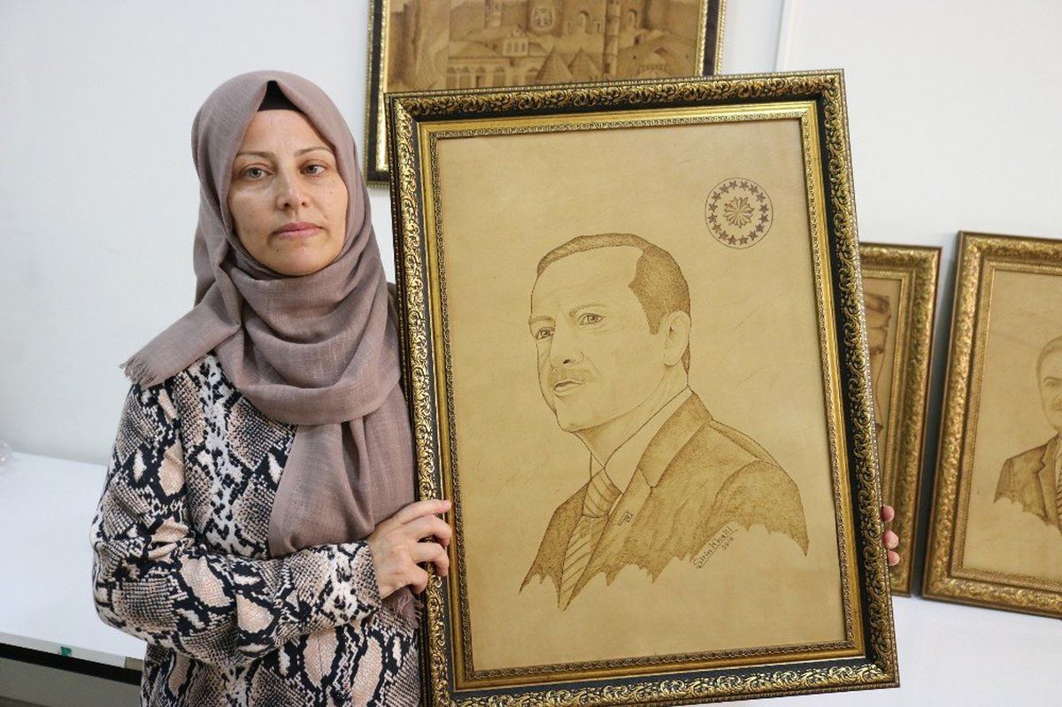 Resim aşkı engel tanımadı