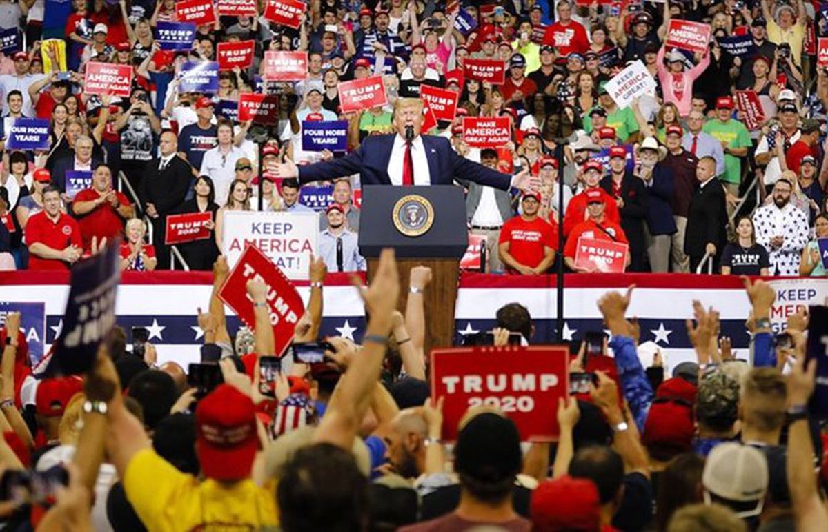 Trump yeni dönem başkan adaylığı için seçim kampanyasına başladı
