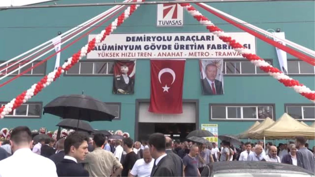 TÜVASAŞ\'ın Alüminyum Gövde Üretim Fabrikası açıldı -SAKARYA