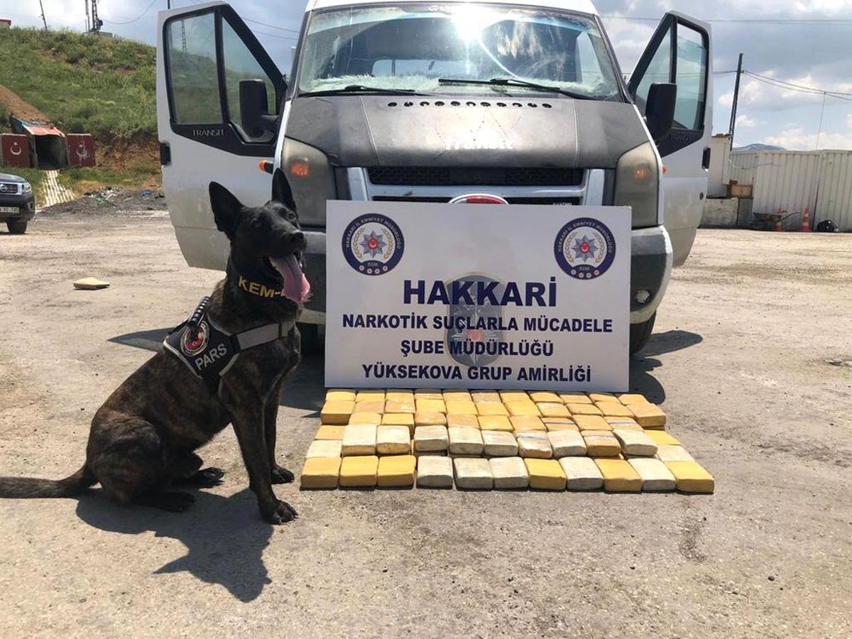 Yüksekova\'da 49 kilo 700 gram eroin ele geçirildi