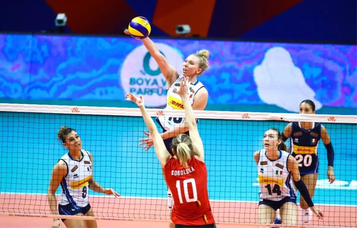 2019 FIVB Voleybol Milletler Ligi: Belçika: 3 - İtalya: 2