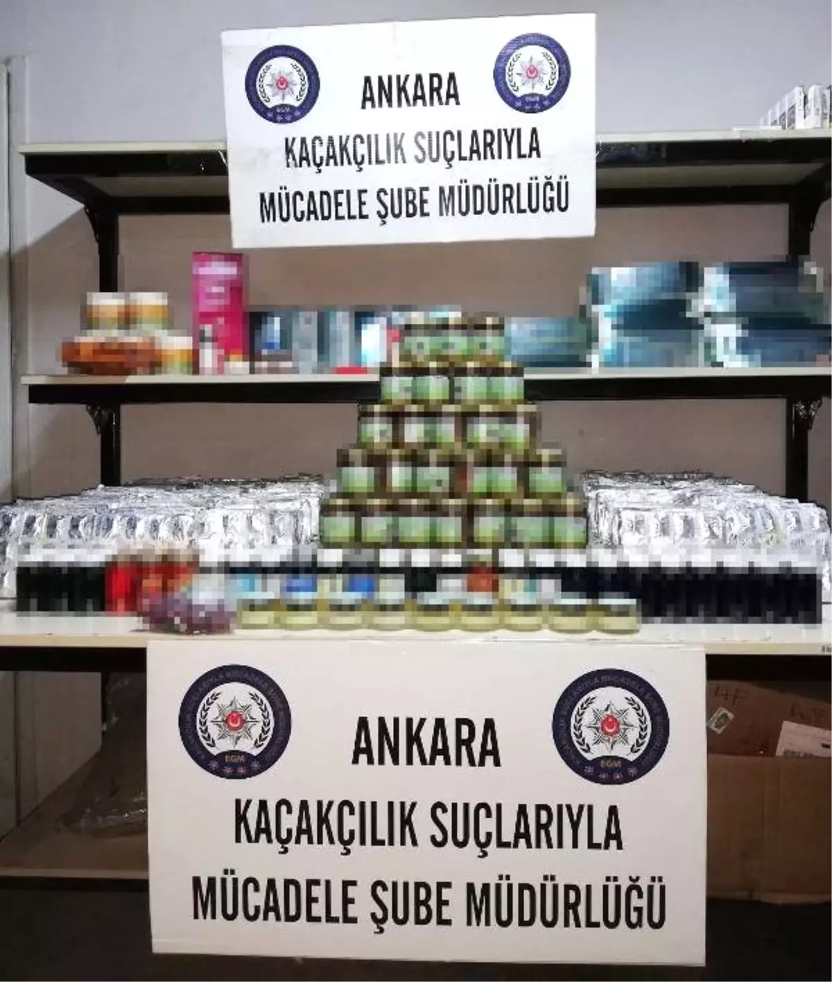 Ankara\'da gümrük kaçağı 18 bin ürün ele geçirildi