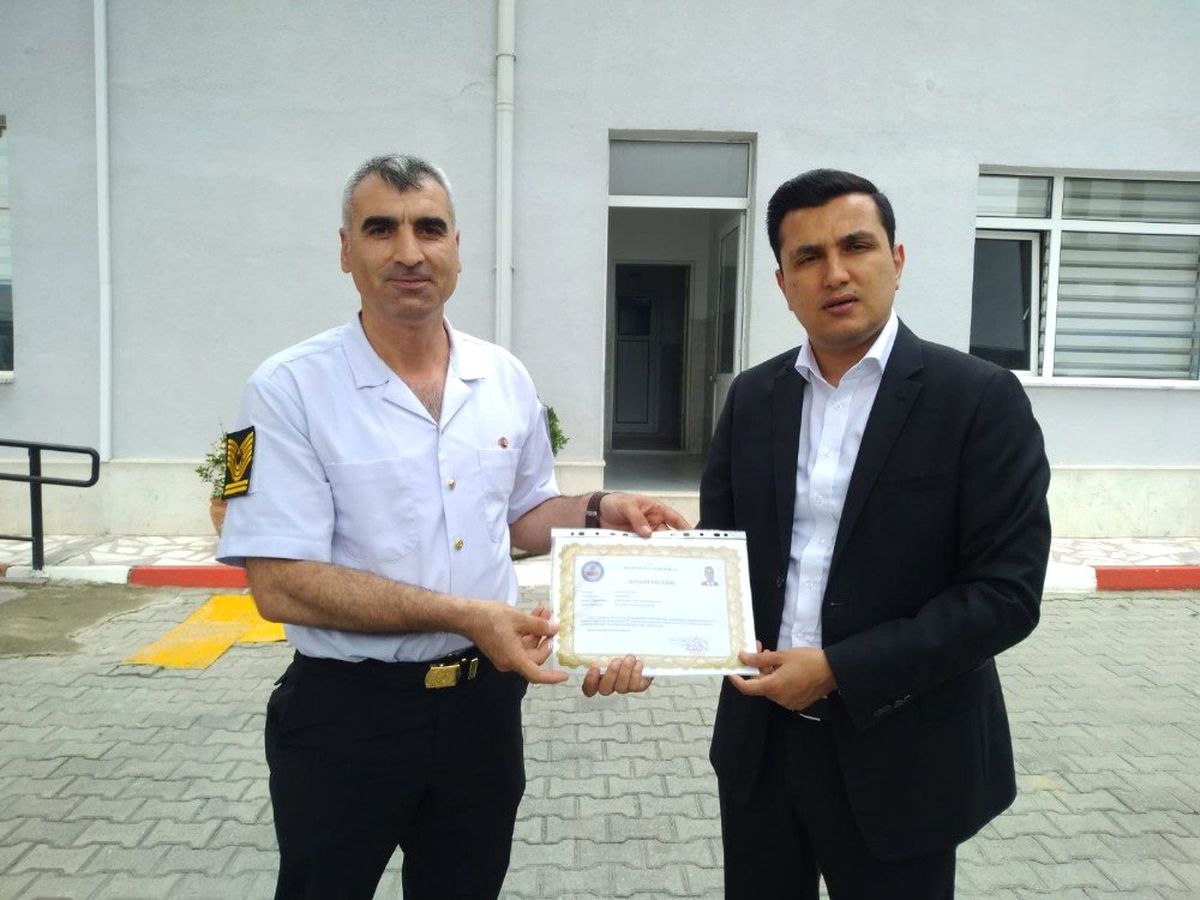 Komutanlara veda yemeği