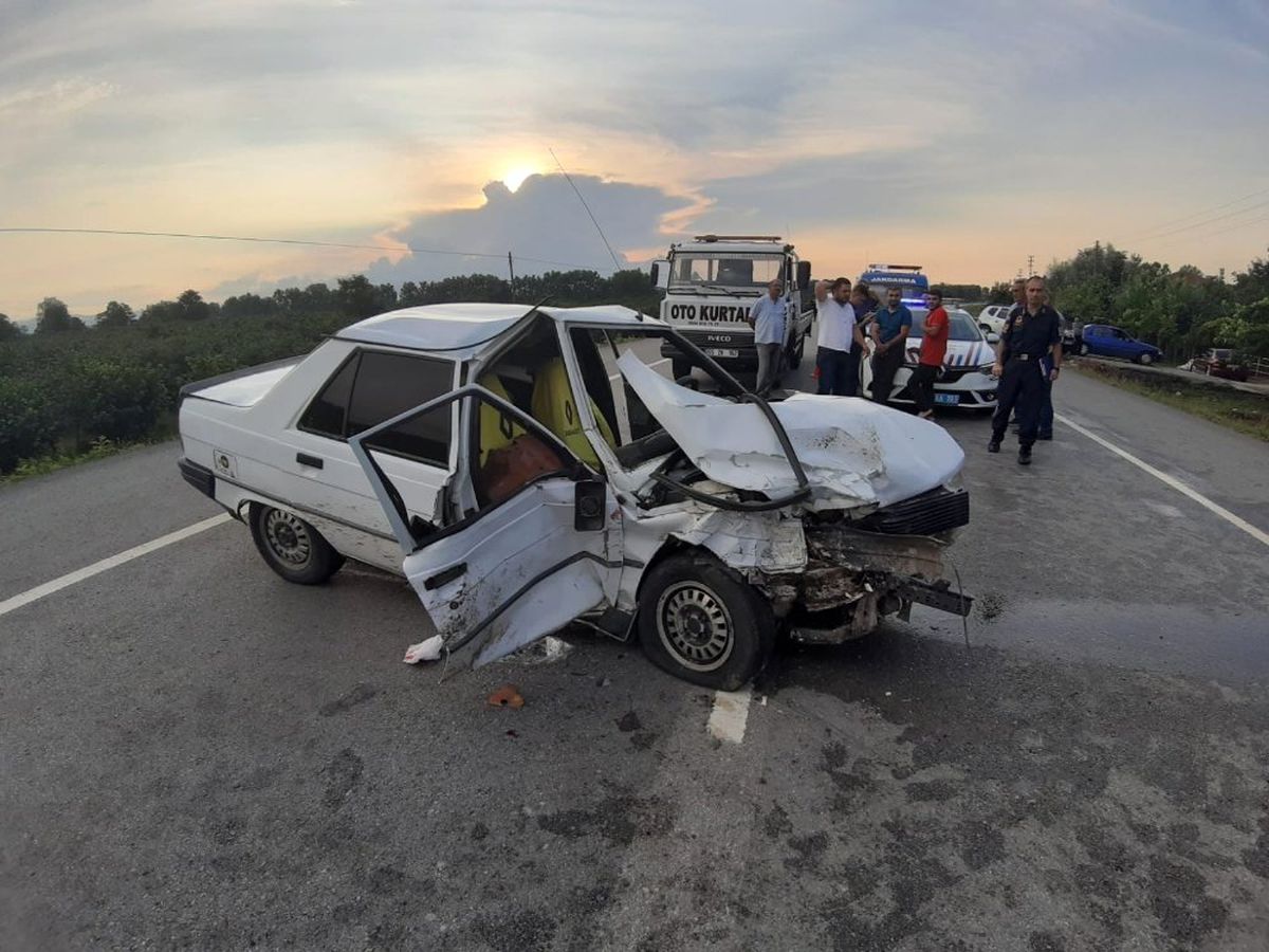 Samsun\'da trafik kazası: 3 yaralı