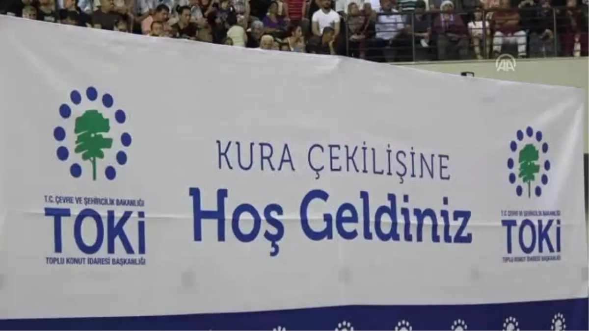 TOKİ konutları için kura heyecanı