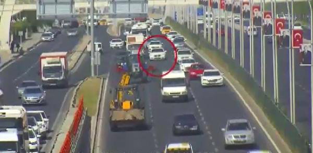Trafikte makas atan sürücüye bin 2 TL ceza