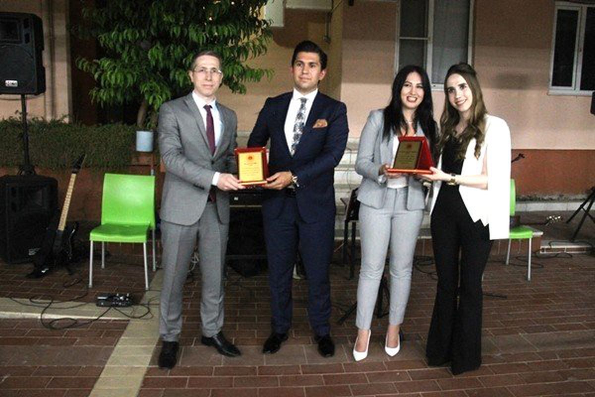 Çan\'da tayini çıkan savcı ve hakimlere veda yemeği
