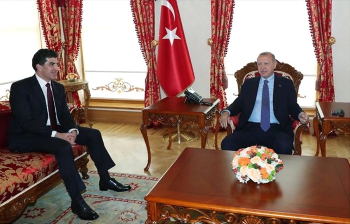 Cumhurbaşkanı Erdoğan, Barzani ile görüştü 