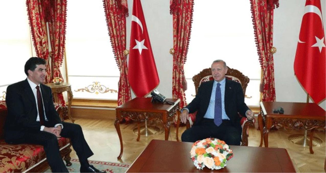 Cumhurbaşkanı Erdoğan, Neçirvan Barzani ile görüştü!