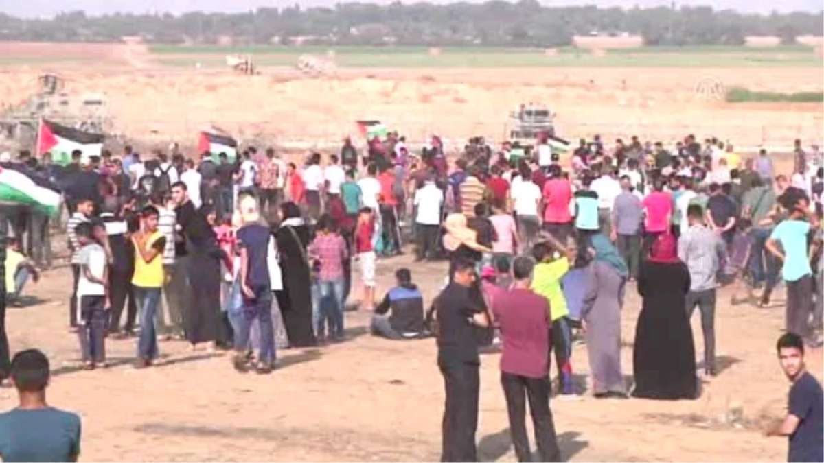 Gazze sınırındaki "Büyük Dönüş Yürüyüşü" gösterileri (3)