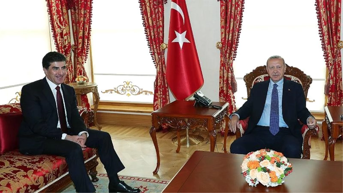 İKBY Başkanı Barzani Erdoğan\'ın konuğu oldu