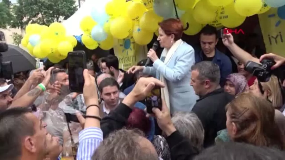 İSTANBUL-İYİ PARTİ GENEL BAŞKANI AKŞENER ŞİLE\'DE KONUŞTU