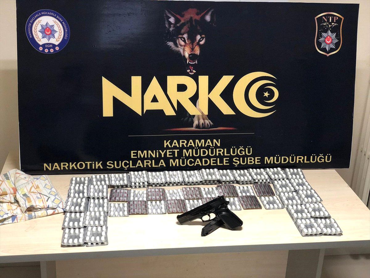 Karaman\'da uyuşturucu operasyonu