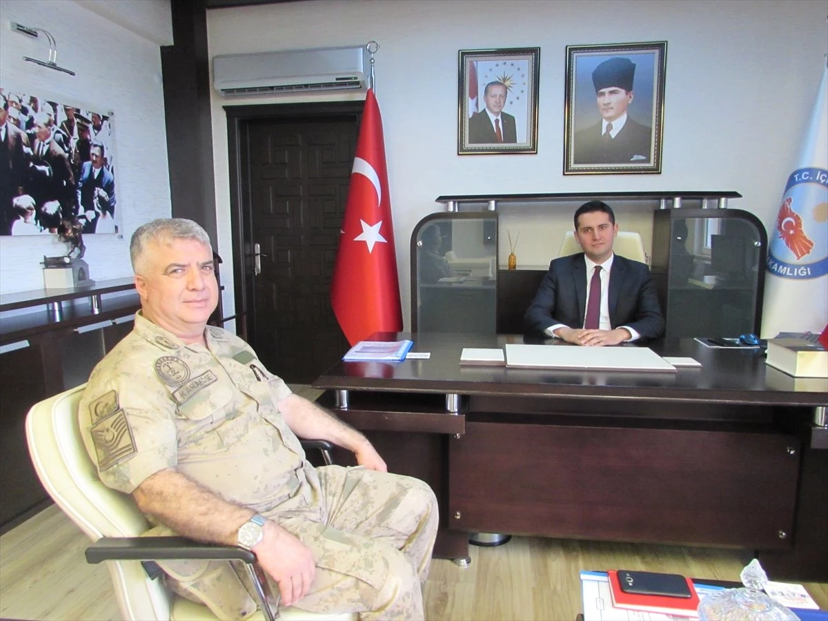 Kavak Jandarma Komutanı Karaköse\'den Şenay\'a ziyaret