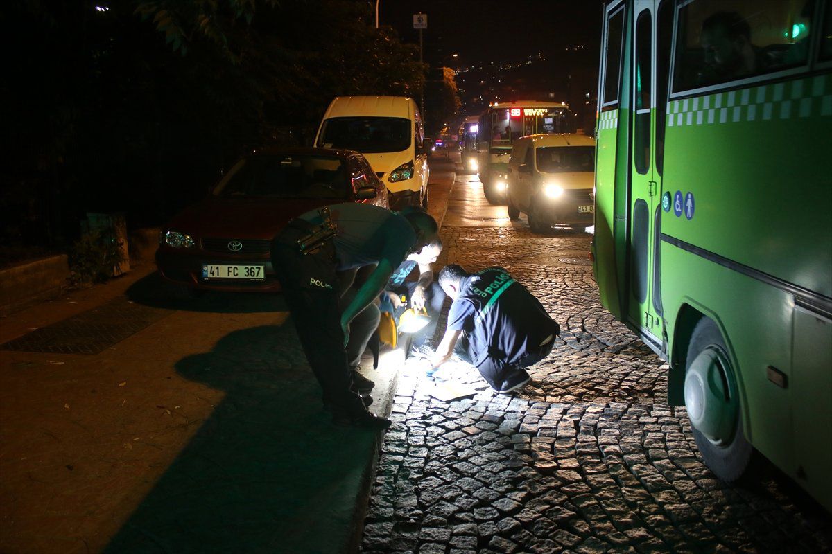 Silahla yaralama olayı yoldan geçen otobüsün kamerasınca kaydedildi