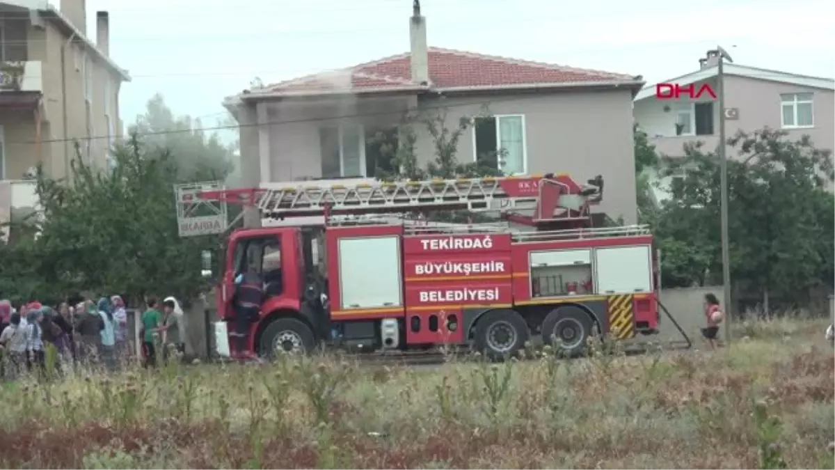 TEKİRDAĞ Mutfak yangınını itfaiye söndürdü