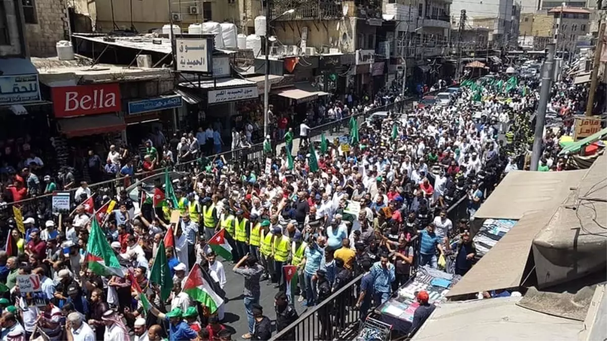 Ürdün halkı "Yüzyılın Anlaşması" planını protesto etti