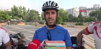 ADANA Bisikletlerle 310 kilometre kitap taşıyacaklar