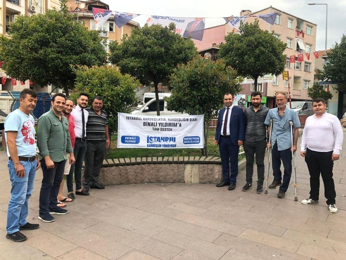 Akil Gençler Binali Yıldırım\'a desteğini sürdürüyor