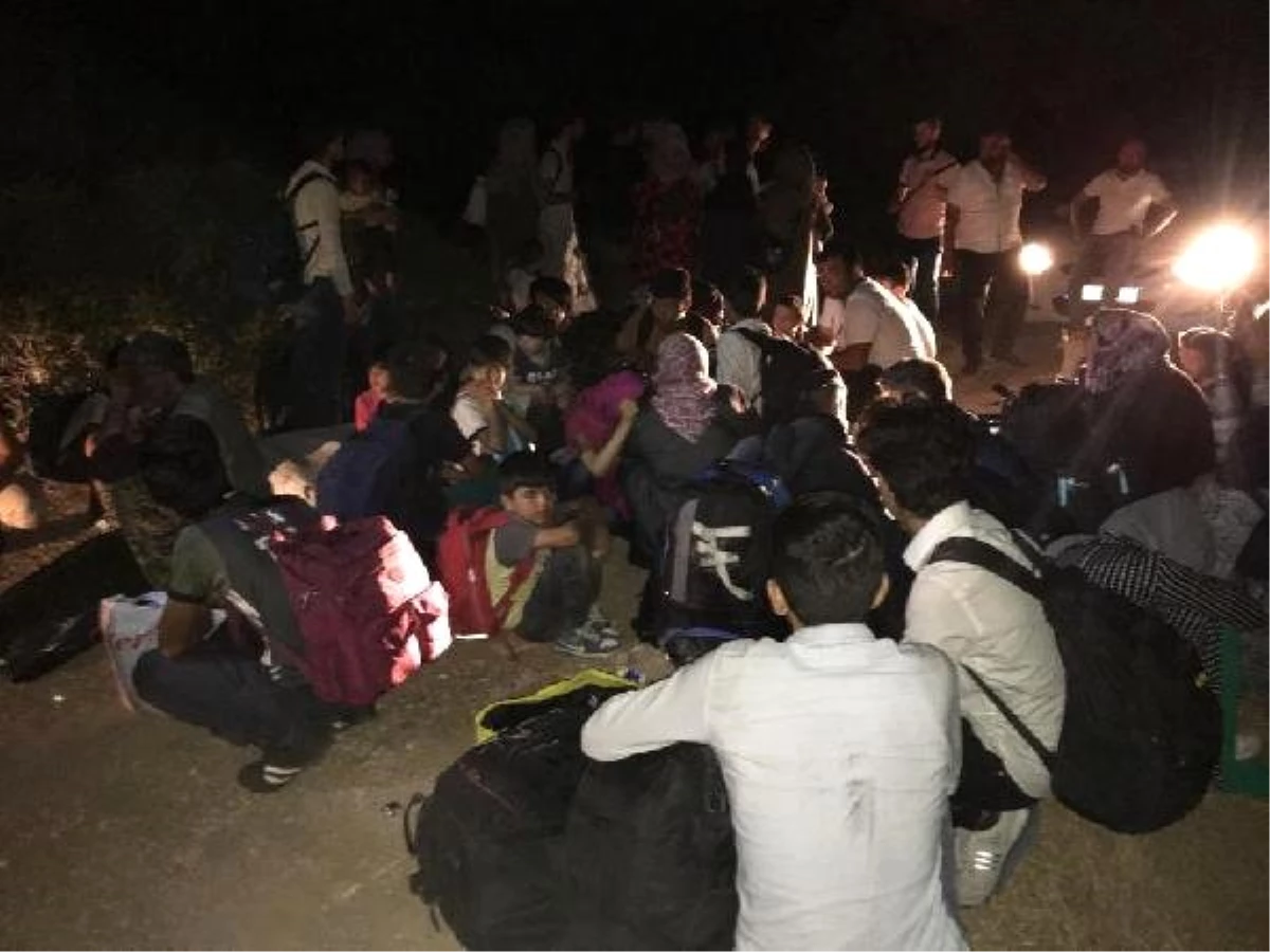 Balıkesir\'de 42 kaçak göçmen yakalandı