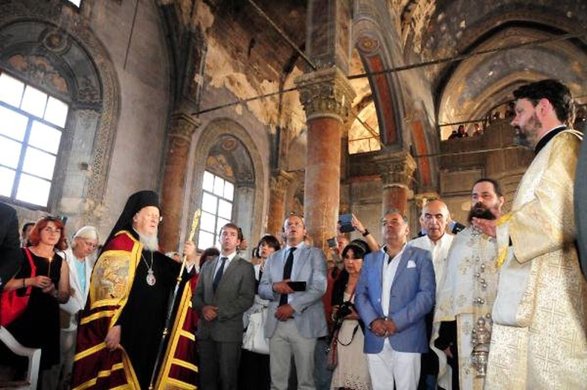 Bartholomeos Kapadokya\'da ayine katıldı