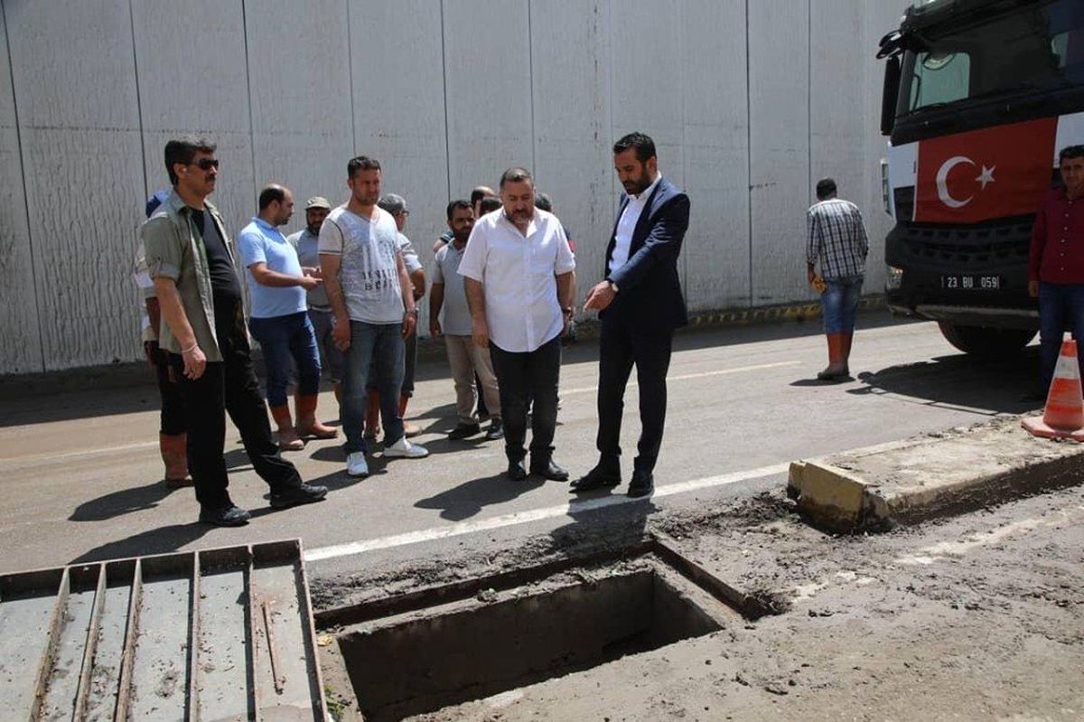 Başkan Şerifoğulları, afet bölgelerinde inceleme yaptı