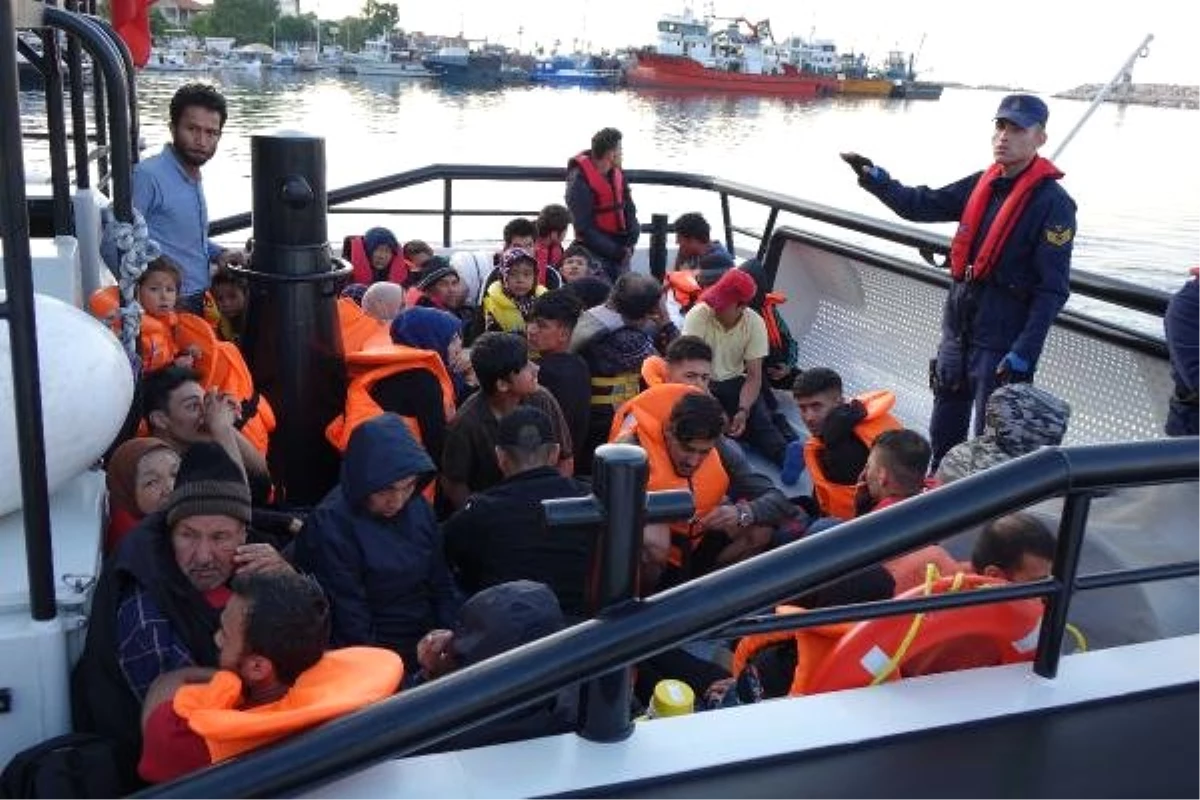 Çanakkale\'de 46 kaçak göçmen yakalandı