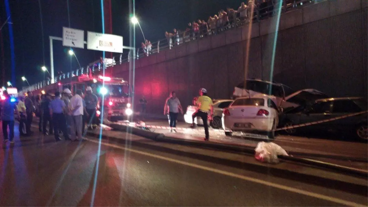 Denizliâde alt geÃ§itte meydana gelen trafik kazasÄ±nda 4 araÃ§ birbirine girerken, Ã§arpÄ±ÅmanÄ±n etkisiyle Ã¼st Ã¼ste Ã§Ä±kan araÃ§larda 1 kiÅi yaralandÄ±. ile ilgili gÃ¶rsel sonucu